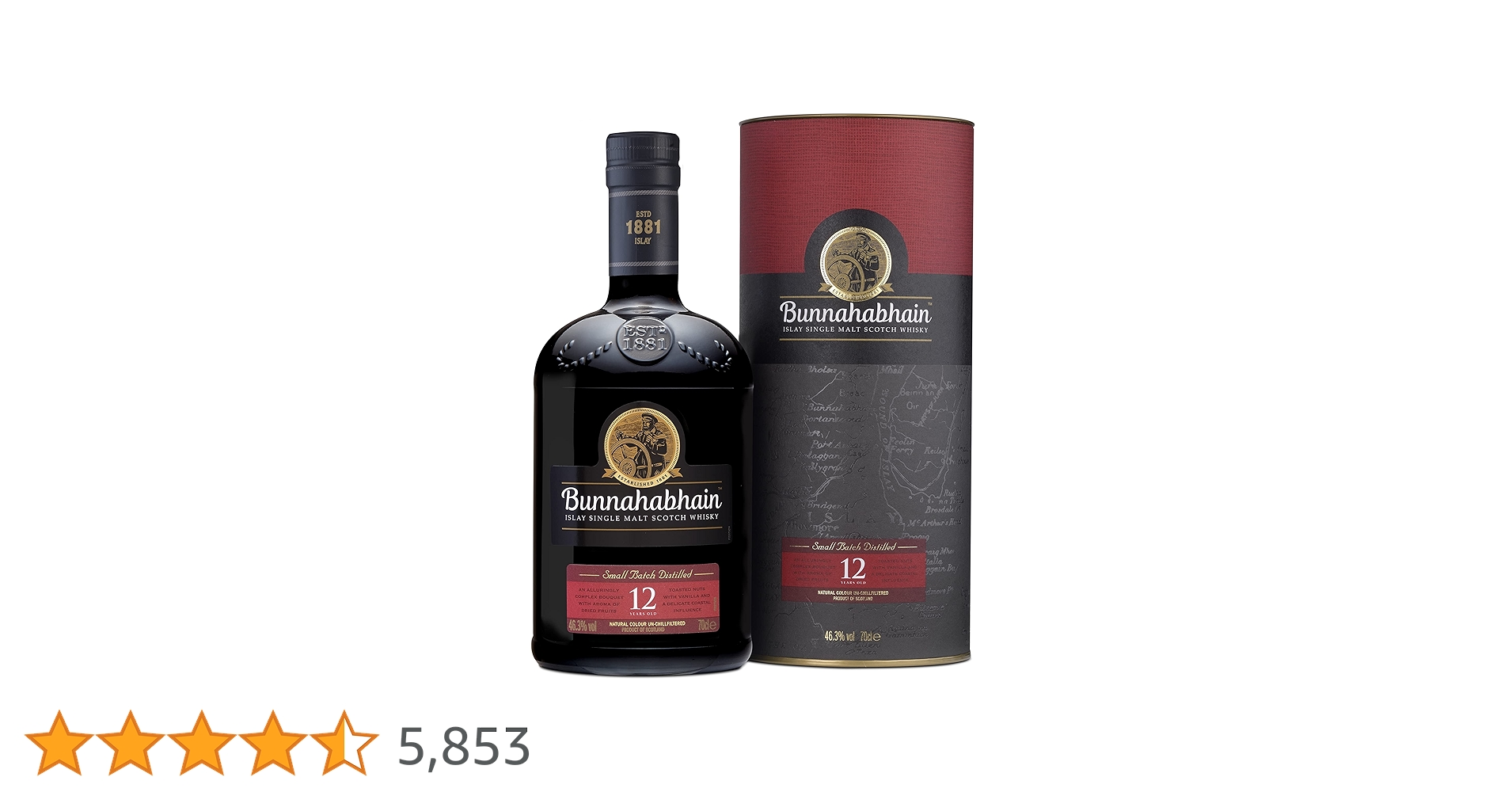 ブナハーブン 12年　6本 Amazon.co.jp: ブナハーブン 12年 [ ウイスキー イギリス 700ml